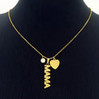 Gold Necklace Kn238313-BI