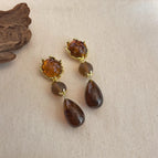 Long Amber Water Drop