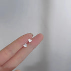 31 # Small Earrings - Irregular Heart Shape
