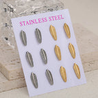 Leaf ED78 / Gold Silver / 6 Pairs/Card