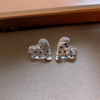 5# Silver Needle-Silver-Black-Red Heart