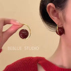 Large Pearl Vintage Earrings