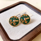 35# Steel Needle-Green (Flowers and Birds)