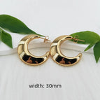 30mm / Gold / 1 Pair/Package