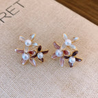 Silver Needle-Purple-Pink (Real Gold Plating)