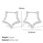 Eh824 Silver Earrings