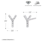 Platinum-Plated-Y / 925 Silver