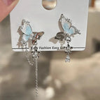 2123 Ear Clip【Beaded Tassel Ear Clip without Pierced Ears】