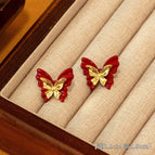 7#Anchor Red Spray Paint—14k Gold Plated