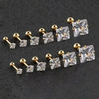 Gold / 3/4/5/6/7/8 Six Pairs Set