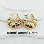 10mm*30mm*31mm / Gold / 1 Pair/Package