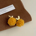 3356 Yellow Heart Yellow Pom-Pom