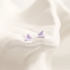 Purple Small Butterflies/1 Pair