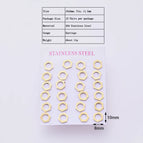 10x8mm / Hexagon / 12 Pairs/Package