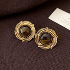 Silver Needle-- Gold - Coffee Color