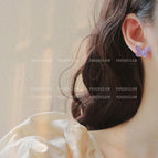 Purple Butterfly Earrings