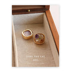 S925 Silver Needle (purple)