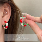 3455-Red and Green C- Shaped