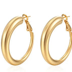Pointed Shrimp Male Buckle Hollow Earrings Gold