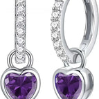 Style 2 [Purple Diamond] / 925 Silver