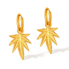 Ge914-Steel Stud Earrings