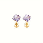 Purple / 6mm Pair