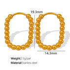 Eh275 Gold Earrings