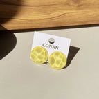 Yellow / Ear Studs