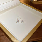76# Silver Needle-White-6mm Pearl