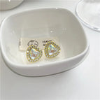 1362 Yellow Heart 925 Silver Needle