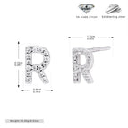 Platinum-Plated-R / 925 Silver
