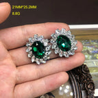 SS32 Green Earrings