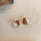 Color Block Caramel Brown
