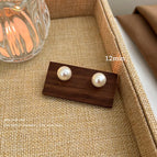 13#12mm-Pearl Stud Earrings