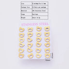8.5x10mm / Bow Knot / 12 Pairs/Package