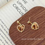 Leopard Print Double Hearts