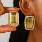 07 18K Gold Square K-563