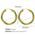 Medium Gold and Green