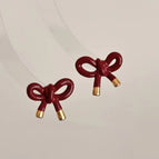 Minimalist Bowknot Ear Studs