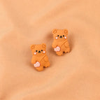 Bear ear studs