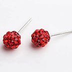 Red diamond / 6mm with rubber stopper