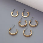 Gold Suit Earrings