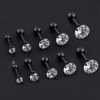 Black / 3/4/5/6/8mm
