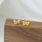 Yellow Hollow Butterfly/1 Pair