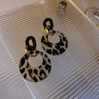 36# Silver Needle-Black-Leopard