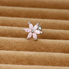Silver Pink Diamond 1 Piece