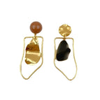15 # Asymmetric Geometric Earrings