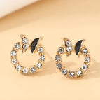 Gold Circle Butterfly