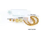 Lucky Tree Beaded Earrings Set 0450