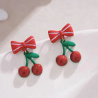 Red Earrings D10